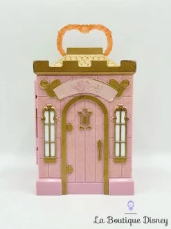 Disney -Disney jouet coffret fashion polly pocket aurore la belle au bois dormant disney store sleeping beauty castle play set maison rose 8 1