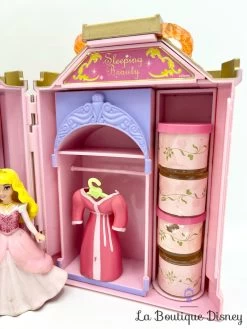 Figurine Fashion Polly Pocket Château Aurore La Belle Au Bois Dormant Disney Store Sleeping Beauty Castle Play Set Mini Princesse -Disney jouet coffret fashion polly pocket aurore la belle au bois dormant disney store sleeping beauty castle play set maison rose 8 6