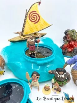 Disney -Disney jouet ensemble bateau projections vaiana disney store projecteur figurines bateau 4