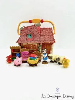 Coffret De Jeu Micro Maison Belle La Belle Et La Bête Animators Collection Littles Disney Store 2017 Mini Figurine