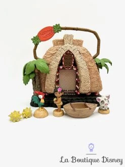 Figurine Maison Vaiana Animators Collection Littles Disney Store 2018 Ile à Surprises De Motunui