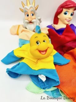Marionnettes La Petite Sirène Disney Main Vintage Ariel Triton Eric Polochon Sébastien 10 Marionnettes La Petite Sirène Disney Main Vintage Ariel Triton Eric Polochon Sébastien -Disney jouet marionnettes la petite sirene disney vintage ariel triton eric polochon sebastien 5