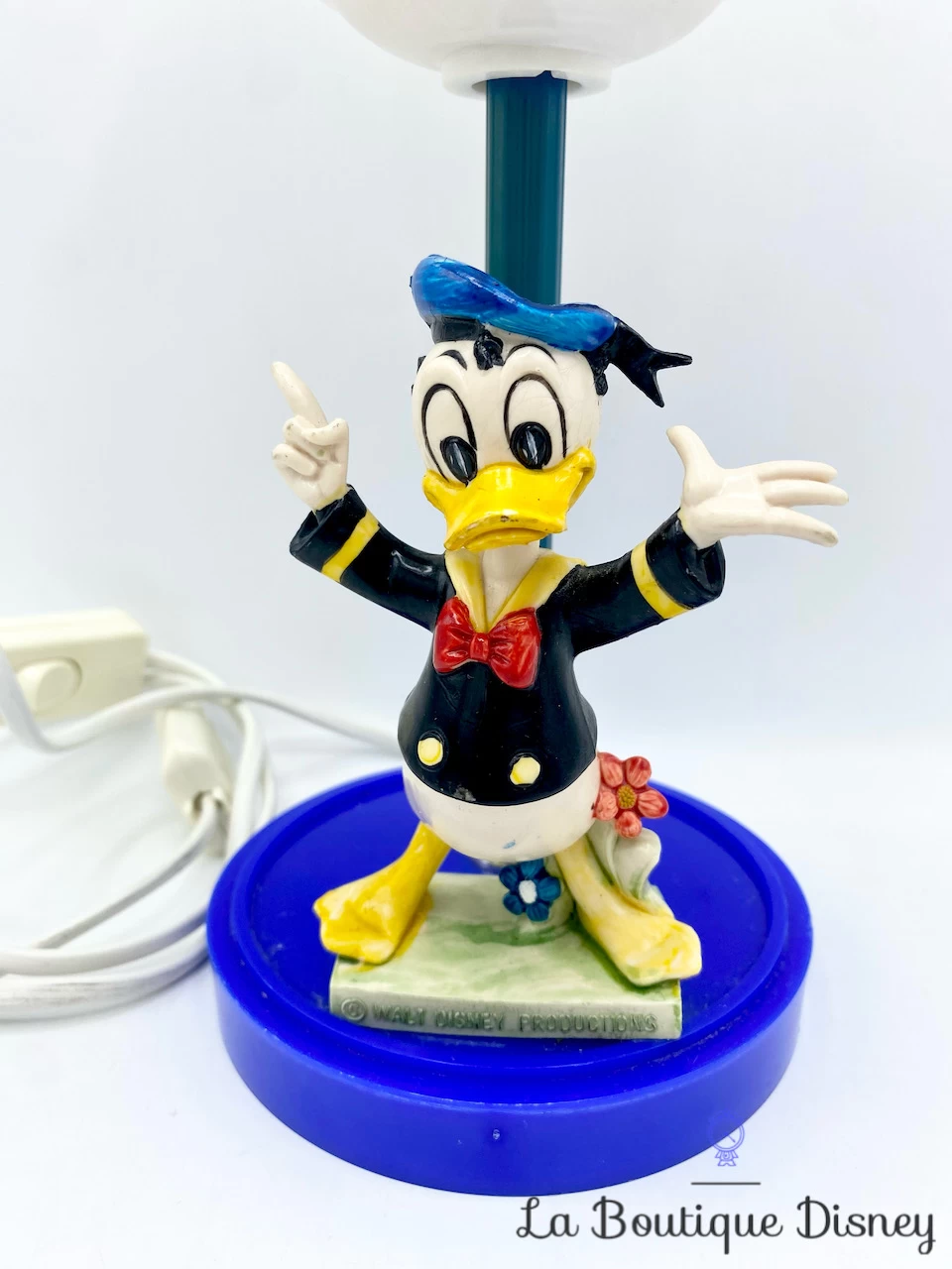 Lampe De Chevet Donald Duck Walt Disney Productions Bleu Décoration Vintage 4 Lampe De Chevet Donald Duck Walt Disney Productions Bleu Décoration Vintage – Image 2