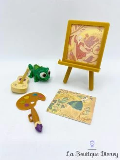 Ensemble De Jeu Mini Poupée Raiponce Animators Collection Disney Store 14 Cm -Disney mini poupee raiponce animators collection valise peinture chevalet disney store 10