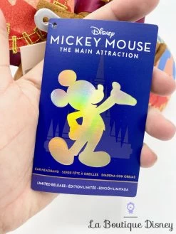 Serre Tête Oreilles Mickey Mouse The Main Attraction Série 9 Big Thunder Moutain Railroad Disney Store Ears Édition Limitée -Disney oreilles ears mickey mouse big thunder mountain railroad btm train de la mine the main attraction disney store edition limitee serre tete 10