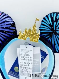 Serre Tête Oreilles Mickey Mouse The Main Attraction Série 12 Bouquet Final Château Cendrillon Disney Store Ears Édition Limitée Feu Artifice -Disney oreilles ears mickey mouse feu artifice castle chateau 12 e the main attraction disney store edition limitee serre tete 1
