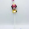 Paille Minnie Mouse Disney Plastique Relief 3D 35 Cm 2 Paille Minnie Mouse Disney Plastique Relief 3D 35 Cm -Disney paille minnie mouse disney plastique noeud rose 2