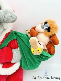 Peluche Baloo Père Noël Le Livre De La Jungle Disney RARE Hotte Kaa Roi Louie 38 Cm -Disney peluche baloo pere noel hotte kaa roi louie disney vintage rare 7