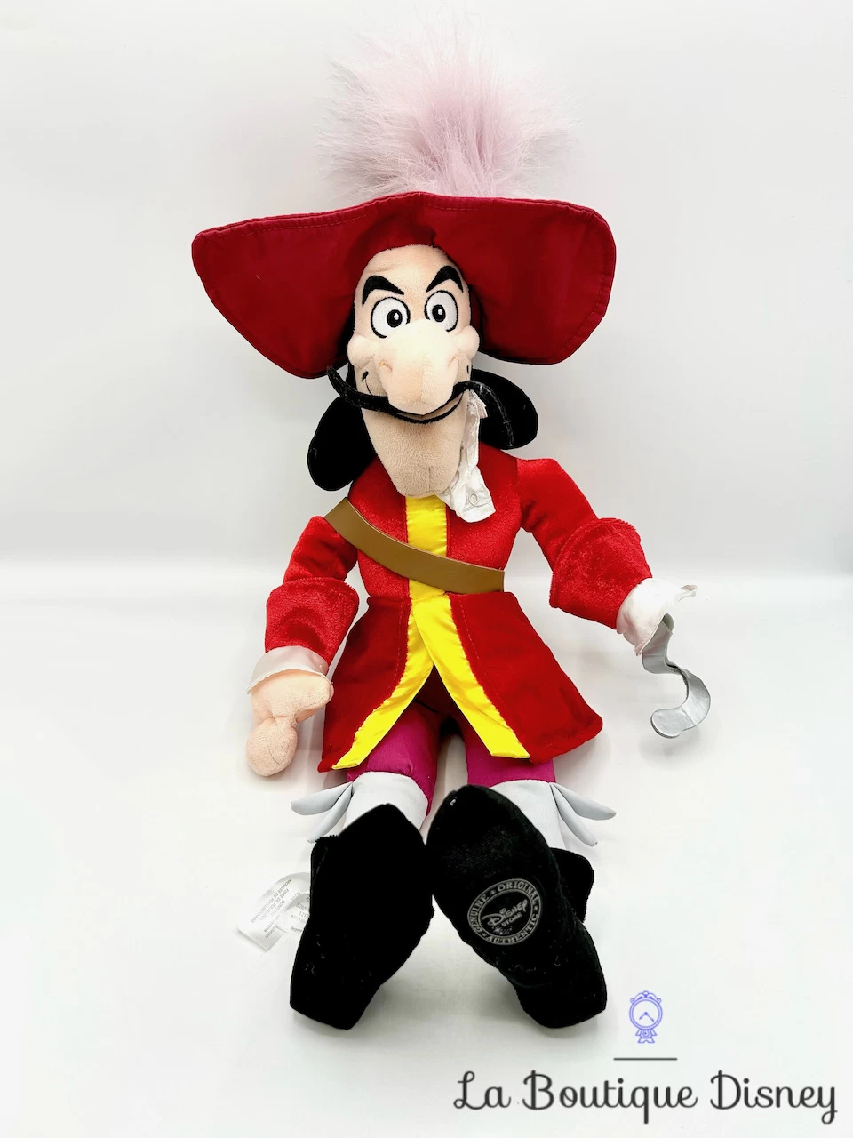 Peluche Capitaine Crochet Disney Store 2012 Peter Pan Poupée Chiffon écusson 53 Cm 3 Peluche Capitaine Crochet Disney Store 2012 Peter Pan Poupée Chiffon écusson 53 Cm