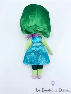 Peluche Dégout Vice Versa Disney Store 2015 Poupée Verte 30 Cm -Disney peluche degout vice versa disney store humeur verte robe bleu 5