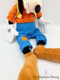 Peluche Dingo Disney Store 2018 ShopDisney Orange Bleu 54 Cm -Disney peluche dingo disney store shopdisney 2018 50 cm 2