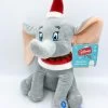 Peluche Musicale Dumbo Noël Disney Sambro éléphant Gris Bonnet Rouge 34 Cm -Disney peluche dumbo noel musicale disney sambro bonnet pere noel son 2