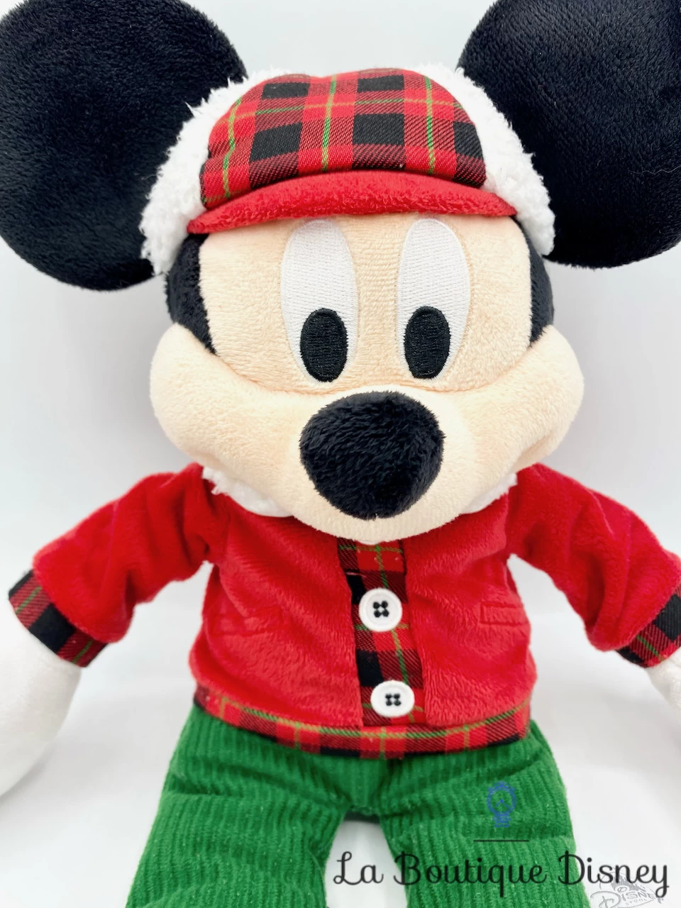 Peluche Mickey Mouse Noël Disney Store 2017 Rouge Vert Bonnet 44 Cm 5 Peluche Mickey Mouse Noël Disney Store 2017 Rouge Vert Bonnet 44 Cm – Image 3