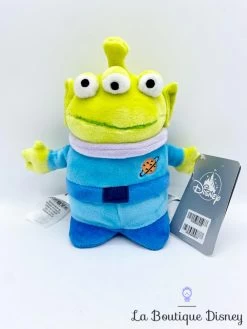 Peluche Mini Alien Toy Story Disney Store ShopDisney Extraterrestre Vert Bleu 19 Cm