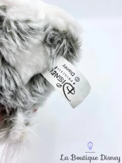 Peluche Mini Max Chien La Petite Sirène Disney Princess Blanc Gris 10 Cm -Disney peluche mini max chien la petite sirene disney princess blanc gris 3