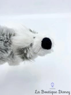 Peluche Mini Max Chien La Petite Sirène Disney Princess Blanc Gris 10 Cm -Disney peluche mini max chien la petite sirene disney princess blanc gris 4