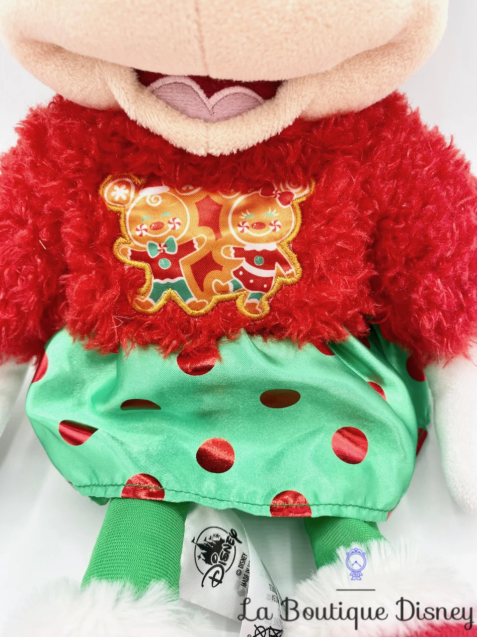 Peluche Minnie Mouse Noël Disney Store 2020 Holiday Cheer Rouge Vert 44 Cm 6 Peluche Minnie Mouse Noël Disney Store 2020 Holiday Cheer Rouge Vert 44 Cm – Image 4