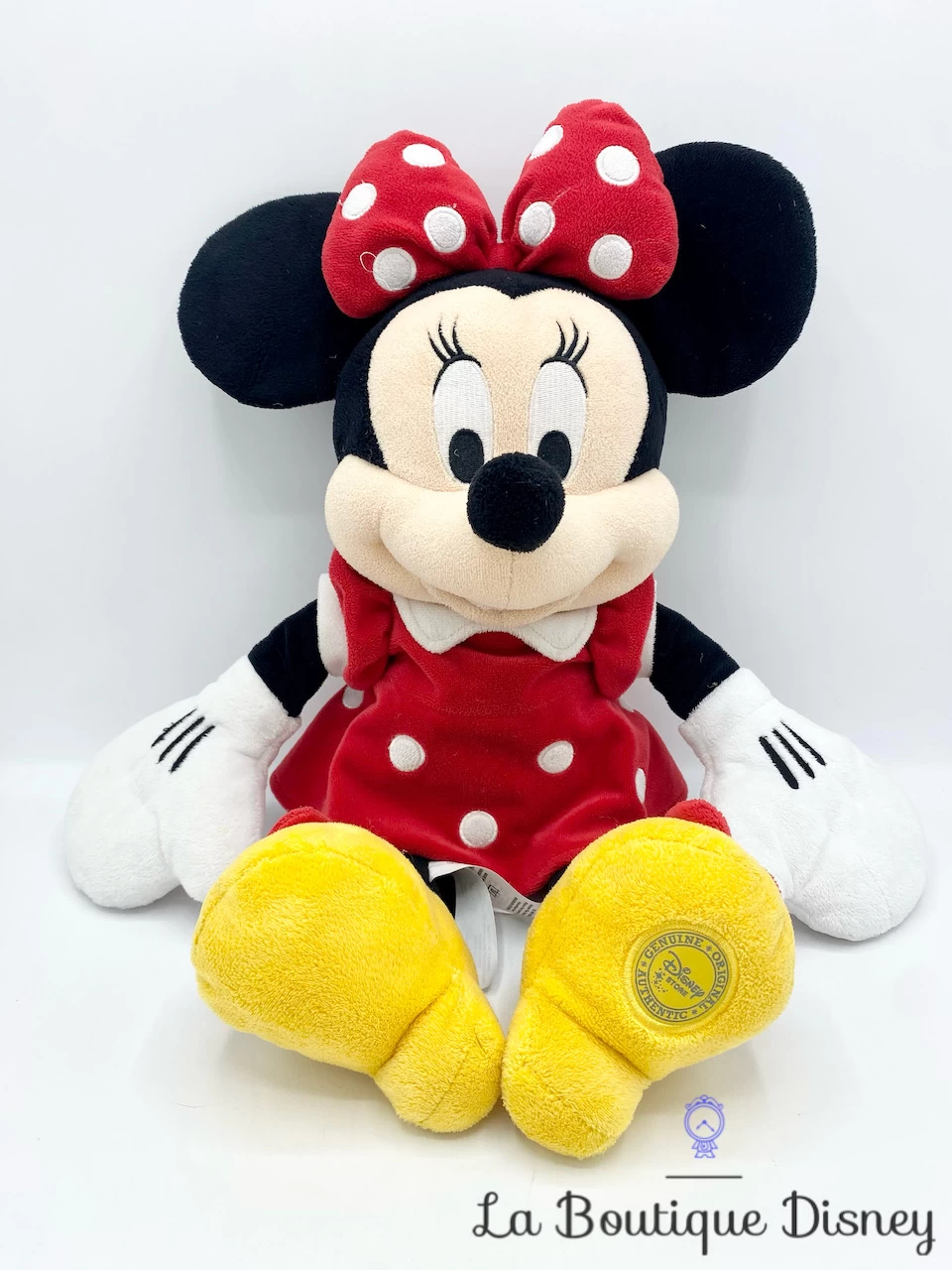 Peluche Minnie Mouse Classique Disney Store Robe Rouge Pois 52 Cm 3 Peluche Minnie Mouse Classique Disney Store Robe Rouge Pois 52 Cm