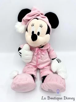 Peluche Minnie Mouse Pyjama Disney Store Exclusive Rose Bonnet Nuit 42 Cm