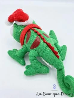 Peluche Pascal Noël Disney Store 2013 Raiponce Caméléon Vert Bonnet Père Noel 20 Cm -Disney peluche pascal noel cameleon raiponce disney store vert bonnet 1