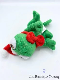 Peluche Pascal Noël Disney Store 2013 Raiponce Caméléon Vert Bonnet Père Noel 20 Cm -Disney peluche pascal noel cameleon raiponce disney store vert bonnet 4