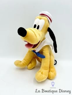 Peluche Pluto Marin Disney Cruise Line 2014 Croisière Chien Jaune 21 Cm