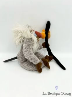 Peluche Rafiki Disney Store Le Roi Lion Singe Gris Bâton 22 Cm -Disney peluche rafiki singe le roi lion disney store vintage canne 1