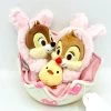 Peluche Tic Et Tac Pâques Disney Store 2018 Coquille Oeuf Rose Lapin 18 Cm