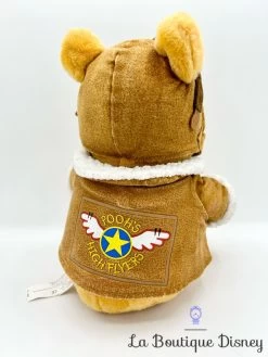 Peluche Winnie L'ourson Aviateur Disney Store Pooh High Flyers Lunettes 36 Cm -Disney peluche winnie ourson aviateur poohs highflyers disney store vintage lunettes 4
