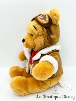 Peluche Winnie L'ourson Aviateur Disney Store Pooh High Flyers Lunettes 36 Cm -Disney peluche winnie ourson aviateur poohs highflyers disney store vintage lunettes 5
