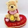 Peluche Winnie Ourson Coeur Rouge Disney Store I Love You More Than Hunny 24 Cm -Disney peluche winnie ourson coeur i love you more than hunny disney store miel 2