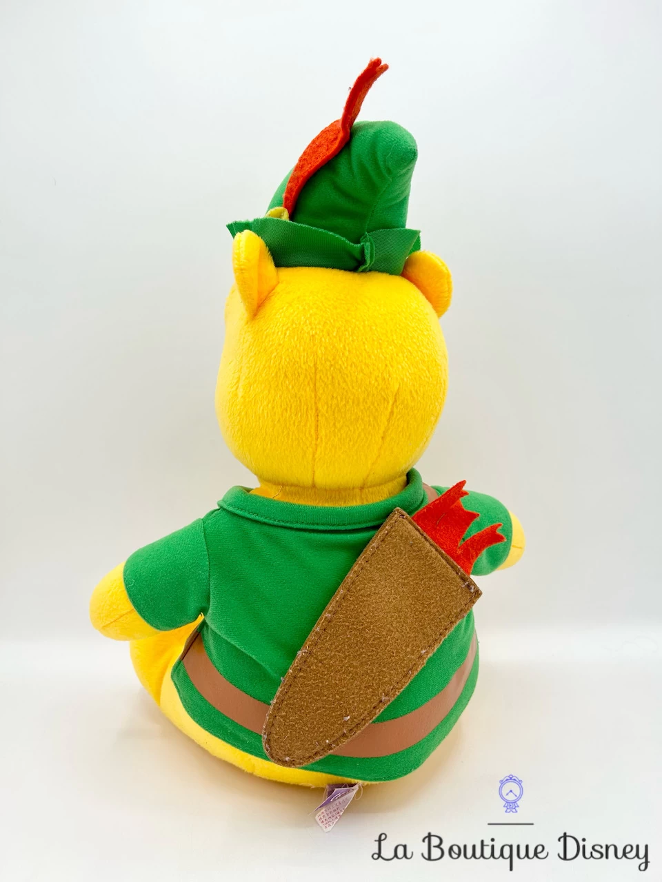 Peluche Winnie L'ourson Robin Des Bois Disney Déguisement Vert 33 Cm 5 Peluche Winnie L'ourson Robin Des Bois Disney Déguisement Vert 33 Cm – Image 4
