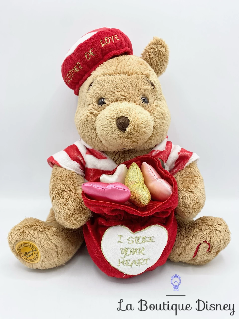 Peluche Winnie L'ourson Prisoner Of Love Disney Store Limited Edition Saint Valentin Stole Your Heart édition Limitée 30 Cm 3 Peluche Winnie L'ourson Prisoner Of Love Disney Store Limited Edition Saint Valentin Stole Your Heart édition Limitée 30 Cm