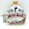 Pochette Fée Clochette Faith Trust Pixie Dust Disney Store 2022 Peter Pan Trousse Bouteille -Disney pochette fee clochette faith trust pixie dust disney store trousse sac bouteille poussiere etoile 3