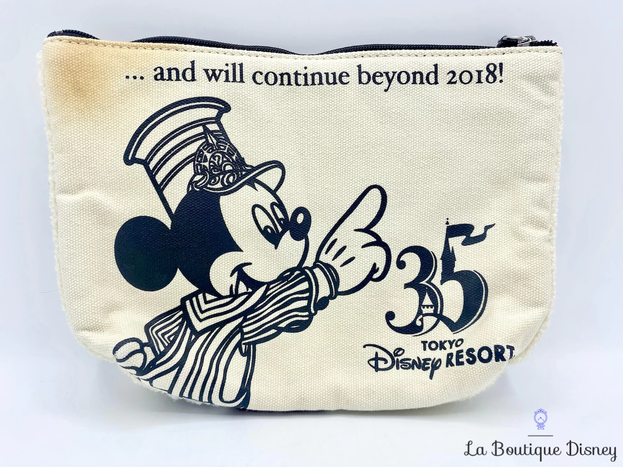 Pochette Mickey Mouse Tokyo Disney Resort 35th Anniversary Japon 2018 Trousse 5 Pochette Mickey Mouse Tokyo Disney Resort 35th Anniversary Japon 2018 Trousse – Image 3