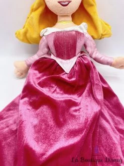 Poupée Chiffon Aurore La Belle Au Bois Dormant Disney Store Exclusive Peluche Princesse Robe Rose 52 Cm -Disney poupee chiffon aurore la belle au bois dormant disney store peluche princesse rose velours 5