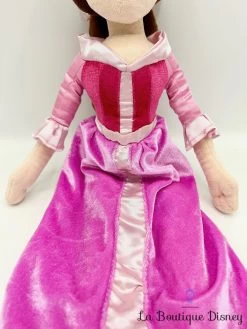 Poupée Chiffon Belle Robe Rose Disney Store 2016 La Belle Et La Bête Peluche Princesse 52 Cm -Disney poupee chiffon belle hiver robe rose disney store peluche princesse 2