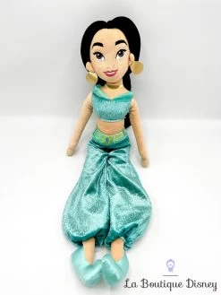 Poupée Chiffon Jasmine Disney Store 2016 Aladdin Peluche Princesse Bleu 54 Cm