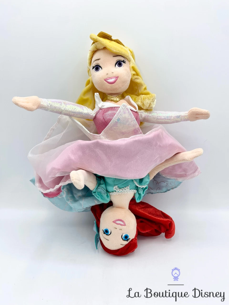 Poupée Chiffon Réversible Aurore Ariel Walt Disney World Disneyland Resort USA Peluche Princesses Double 40 Cm 4 Poupée Chiffon Réversible Aurore Ariel Walt Disney World Disneyland Resort USA Peluche Princesses Double 40 Cm – Image 2