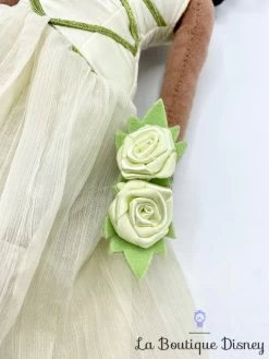 Poupée Chiffon Tiana Mariée La Princesse Et La Grenouille Disney Store Peluche Princesse Vert Fleur 53 Cm -Disney poupee chiffon tiana mariee la princesse et la grenouille mariage disney store peluche bouquet 7