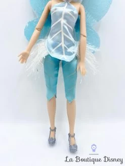 Poupée Cristal Disney Store 2012 Clochette Et Le Secret Des Fées Bleu Fairies 25 Cm -Disney poupee cristal disney fairies the disney store fee bleu blanc ailes 1