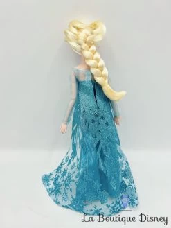 Poupée Elsa Disney Store 2020 La Reine Des Neiges Robe Paillettes Bleu -Disney poupee elsa la reine des neiges disney store 2020 bleu mannequin 5