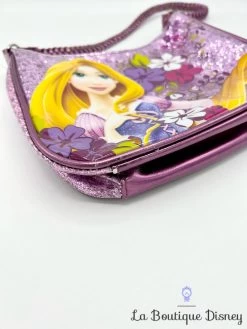 Sac à Main Raiponce Disney Store Bandoulière Déguisement Rapunzel Violet Paillettes -Disney sac a main raiponce disney store violet paillettes 2