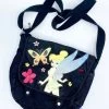 Sac Besace La Fée Clochette Disney Store Peter Pan Bandoulière Noir Papillon Fleur -Disney sac besace fee clochette disney store noir sac main bandouliere papillon fleur 0