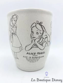 Tasse Alice Au Pays Des Merveilles Animé Disney Store 2015 Mug Classic Blanc Bleu Dessins -Disney tasse alice au pays des merveilles classic disney store dessin croquis mug 0