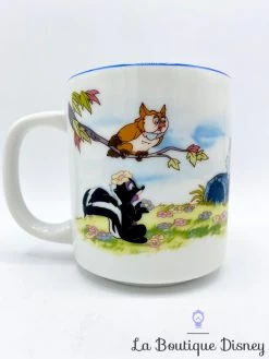 Tasse Bambi The Walt Disney Company Japan Mug Panpan Fleur Hibou Vintage -Disney tasse bambi disney japan vintage mug 4