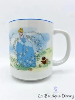 Tasse Cendrillon The Walt Disney Company Japan Mug Marraine La Fée Souris -Disney tasse cendrillon disney japan mug vintage porcelaine scene marraine fee 3