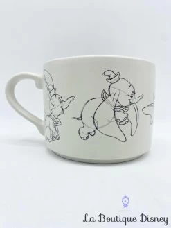 Tasse Dumbo Croquis Disney Store Mug Dessin Esquisse Gris