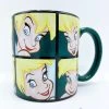 Tasse Fée Clochette Disney Mug Peter Pan Vert Humeur Visage XXL -Disney tasse fee clochette carre verts disney mug xxl humeur 1