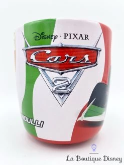 Tasse Francesco Bernoulli Cars 2 Disney Store Mug WGP Voiture Italie 9 Tasse Francesco Bernoulli Cars 2 Disney Store Mug WGP Voiture Italie -Disney tasse francesco bernouli cars 2 disney store mug rouge vert italie wgp course voiture 1